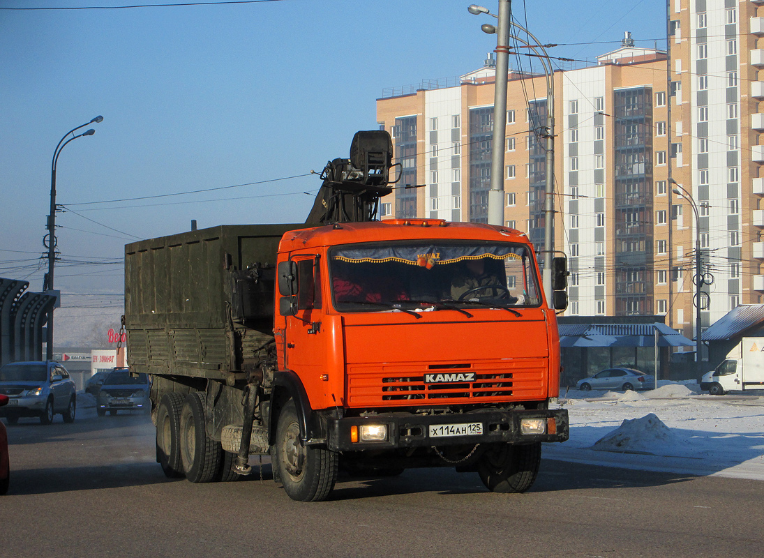 Бурятия, № Х 114 АН 125 — КамАЗ-53213