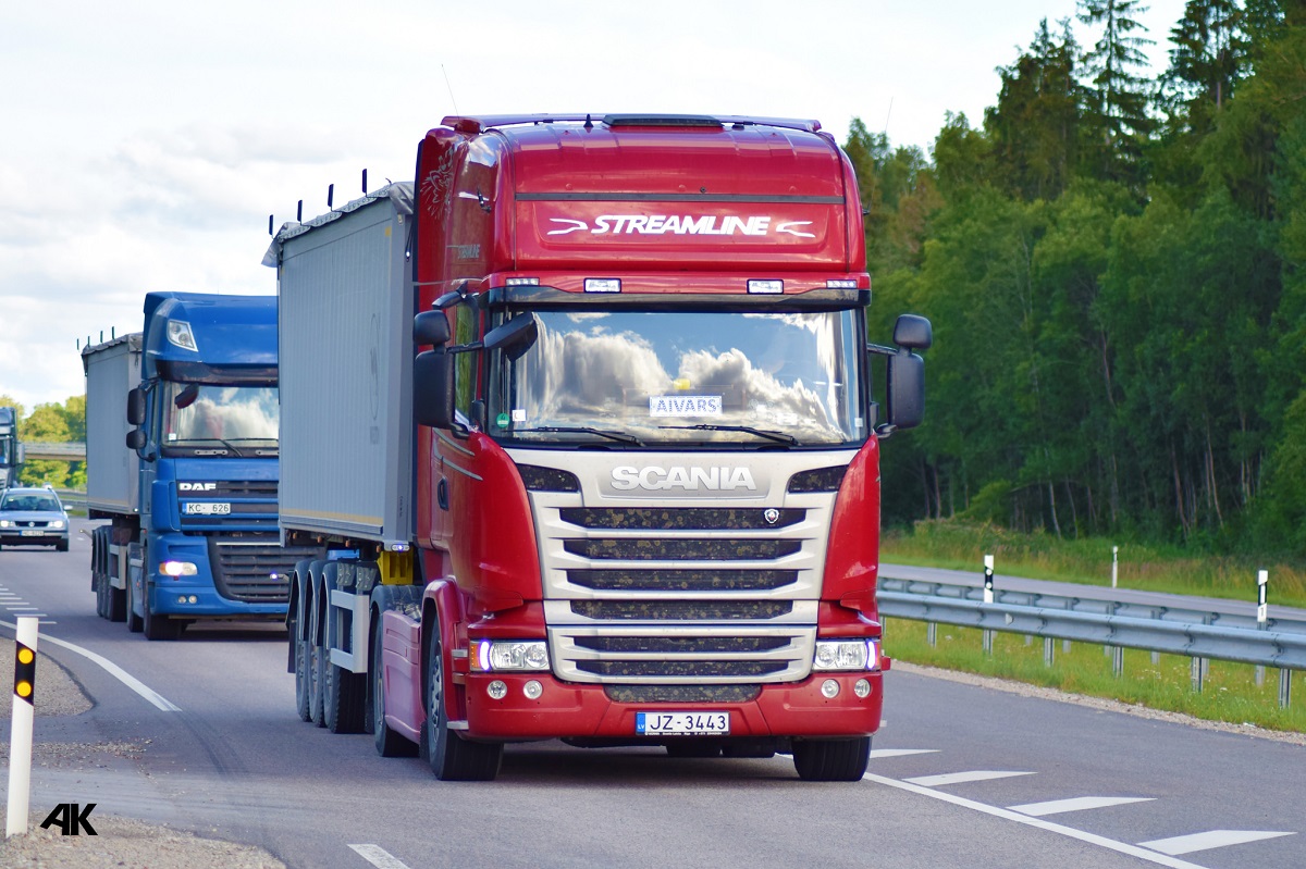 Латвия, № JZ-3443 — Scania ('2013) R450