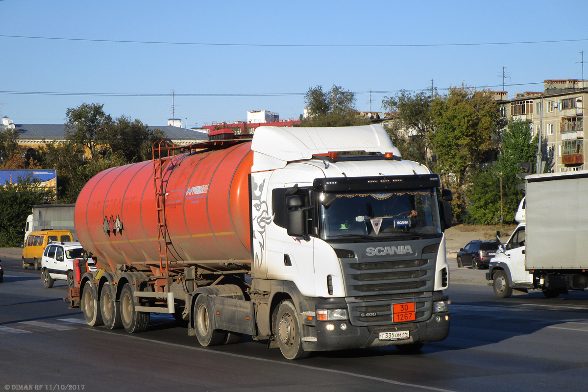 Саратовская область, № Т 335 ОМ 64 — Scania ('2009) G400