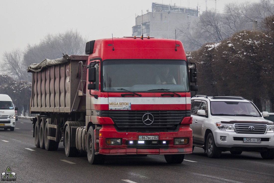 Алматы, № 867 BCZ 02 — Mercedes-Benz Actros ('1997) 1840