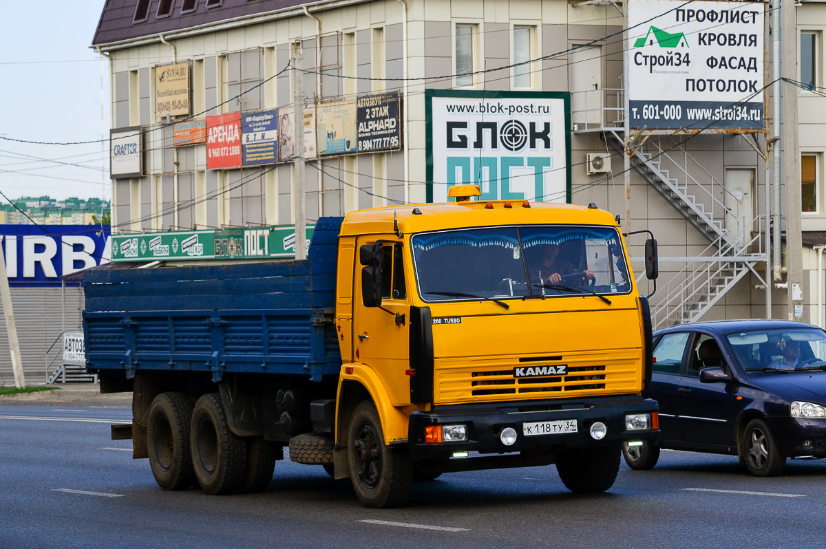 Волгоградская область, № К 118 ТУ 34 — КамАЗ-53212