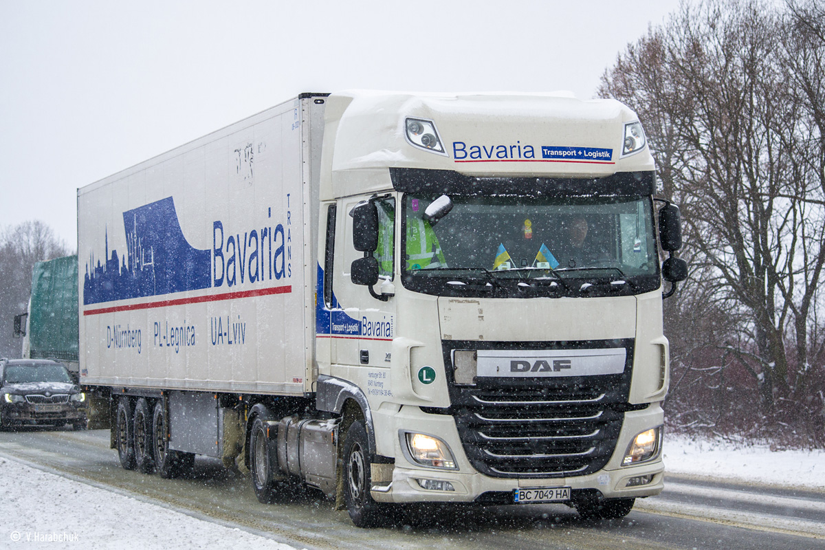 Львовская область, № ВС 7049 НА — DAF XF Euro6 FT