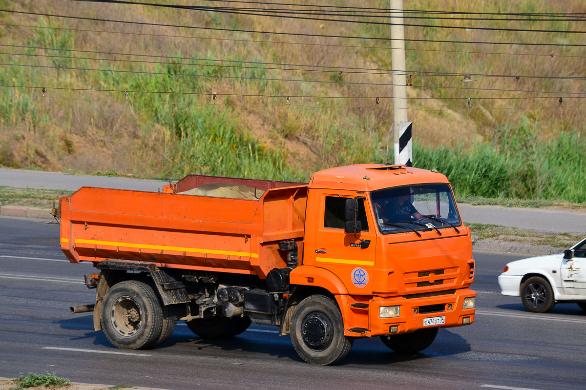 Волгоградская область, № С 474 ОТ 34 — КамАЗ-43255-H3