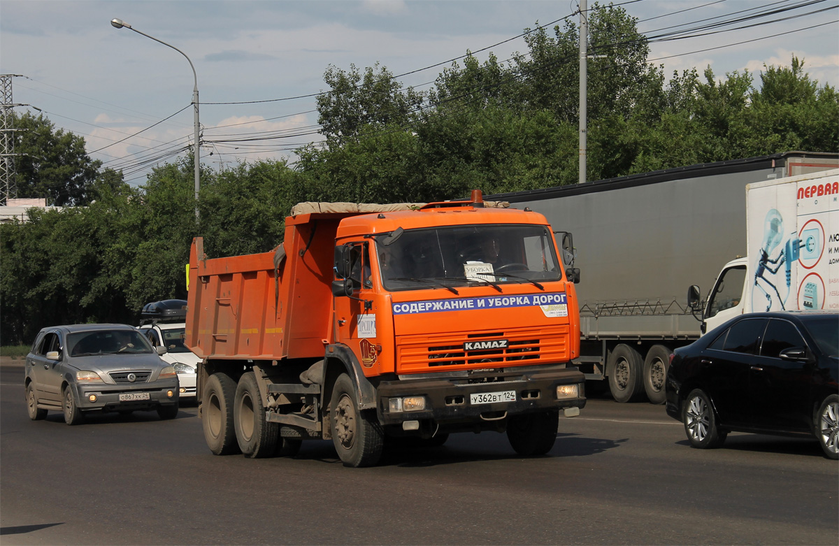 Красноярский край, № У 362 ВТ 124 — КамАЗ-65115-D3