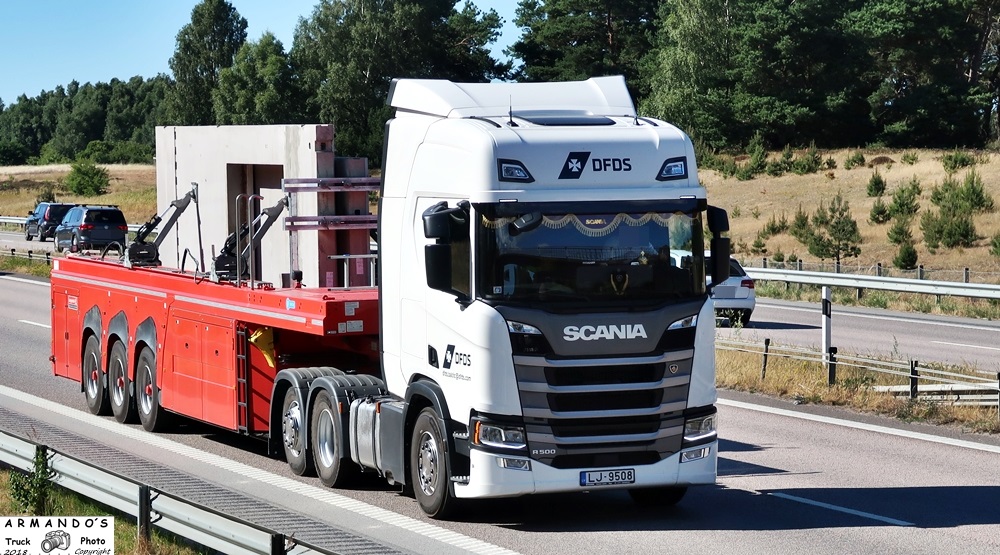 Латвия, № LJ-9508 — Scania ('2016) R500