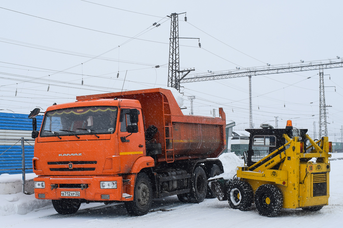 Алтайский край, № В 712 ХР 22 — КамАЗ-65115-A4; Алтайский край, № 1144 АУ 22 — МКСМ-800