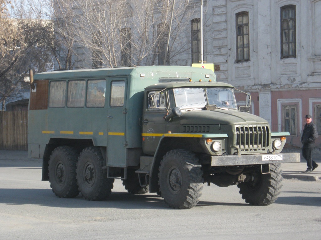 Челябинская область, № Р 483 ТЕ 74 — Урал-4320-01