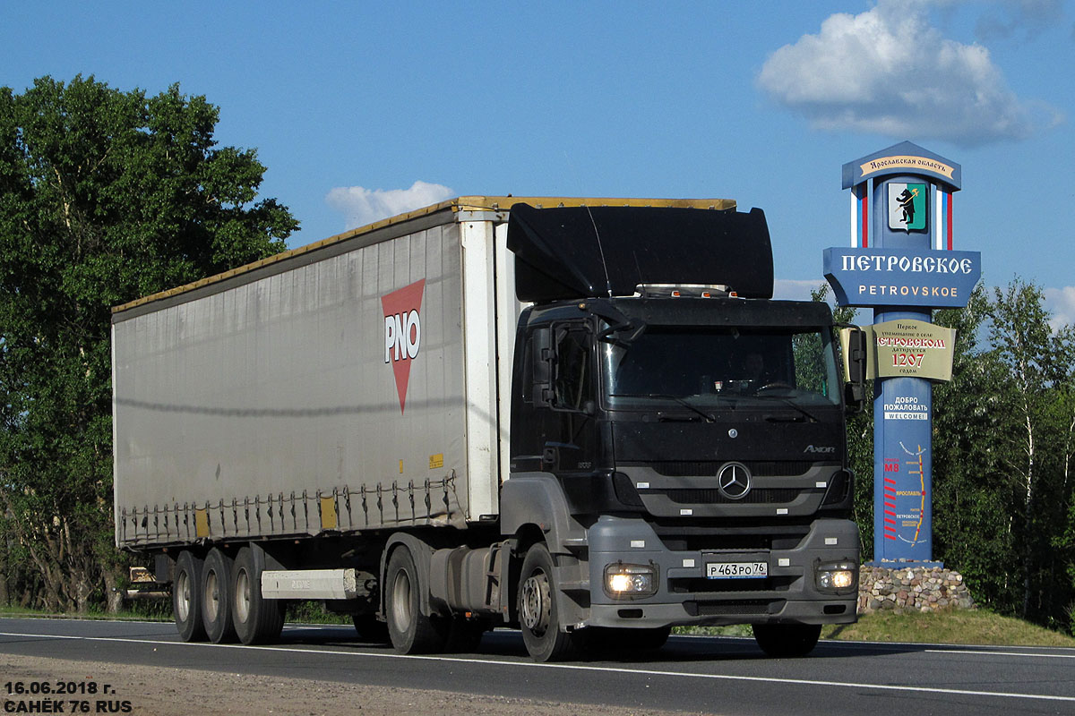 Ярославская область, № Р 463 РО 76 — Mercedes-Benz Axor 1836