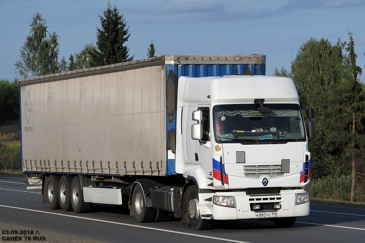 Пермский край, № К 882 УО 159 — Renault Premium ('2006)