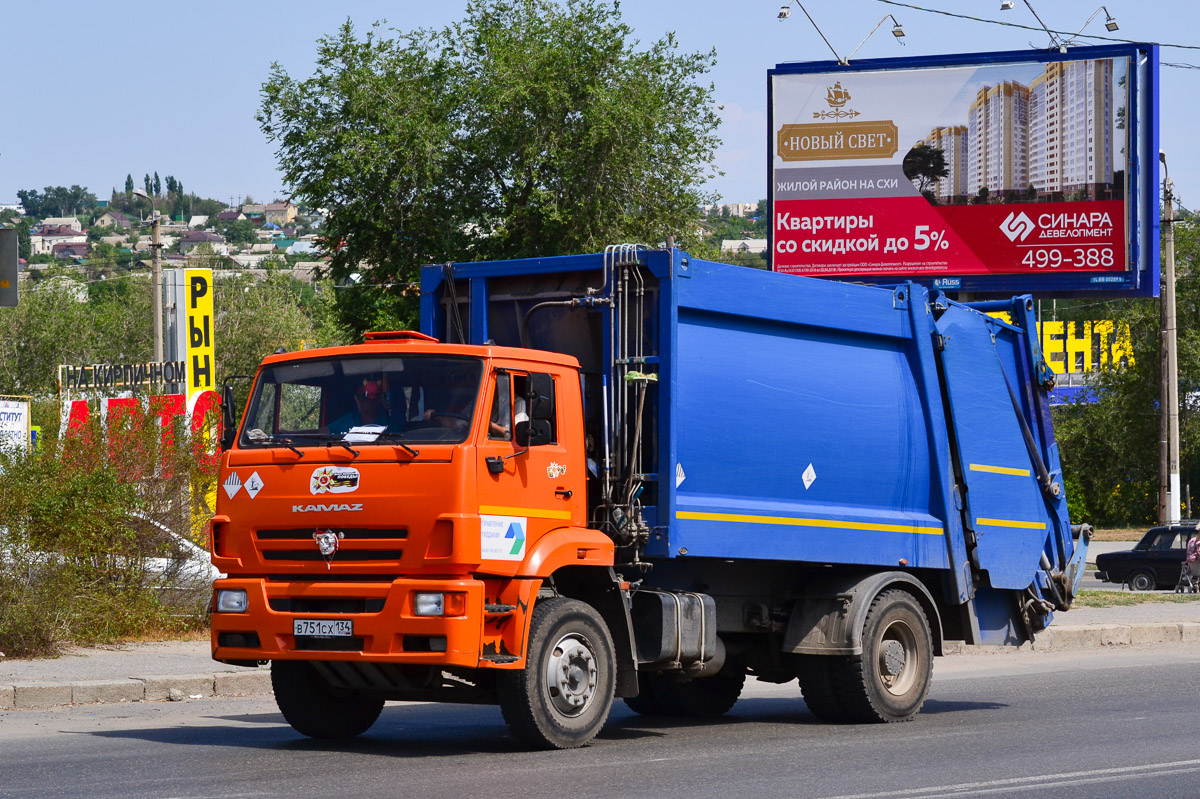 Волгоградская область, № В 751 СХ 134 — КамАЗ-53605-L4