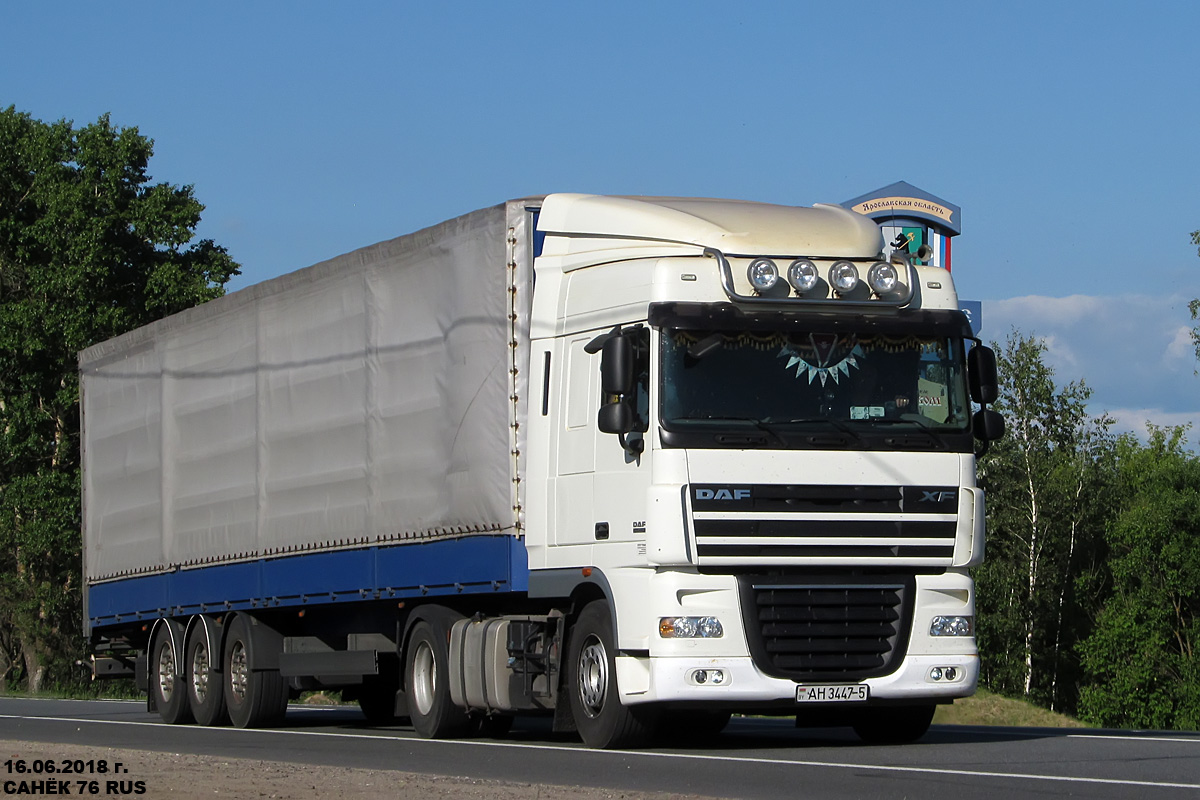 Минская область, № АН 3447-5 — DAF XF105 FT