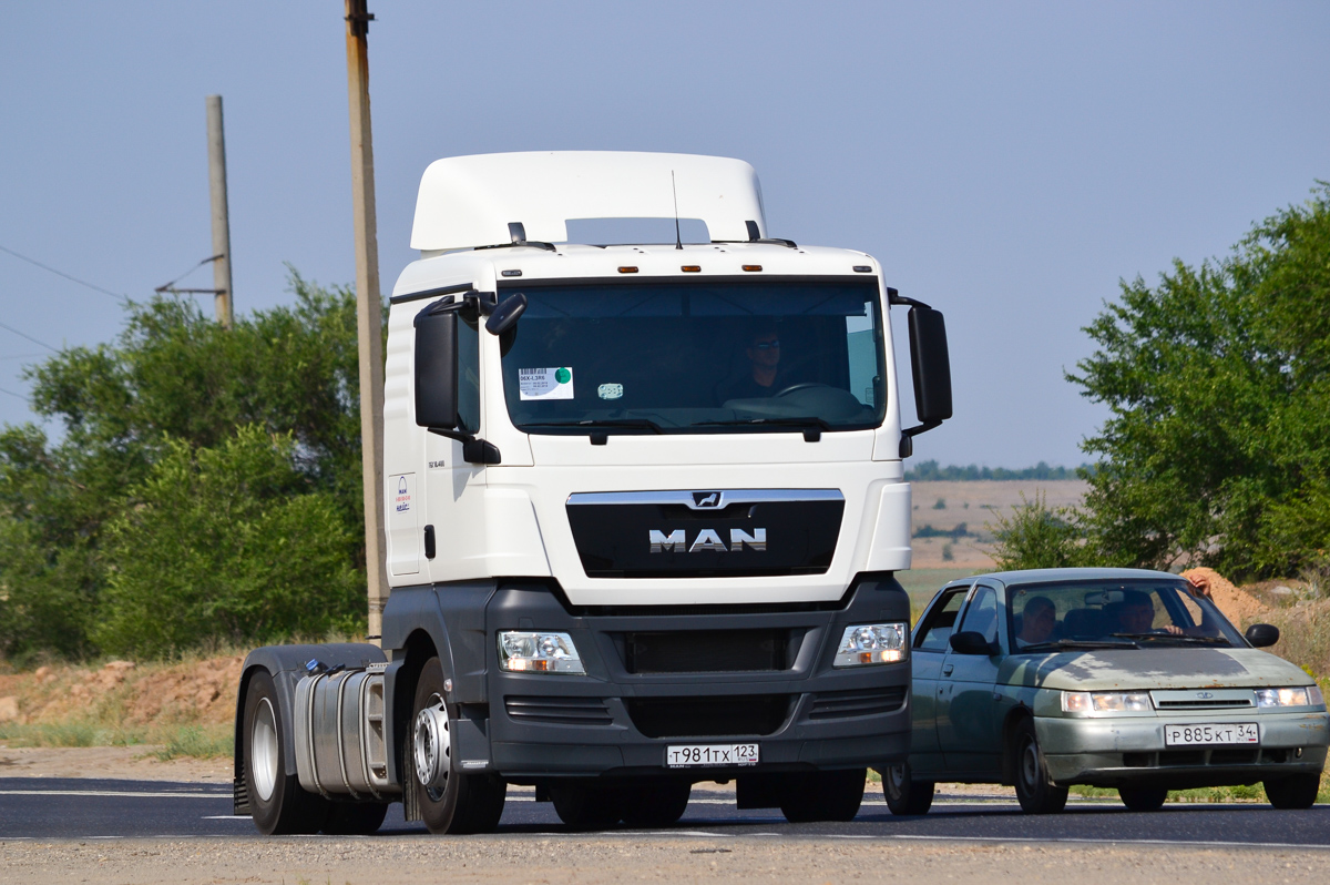 Краснодарский край, № Т 981 ТХ 123 — MAN TGX ('2007) 18.400