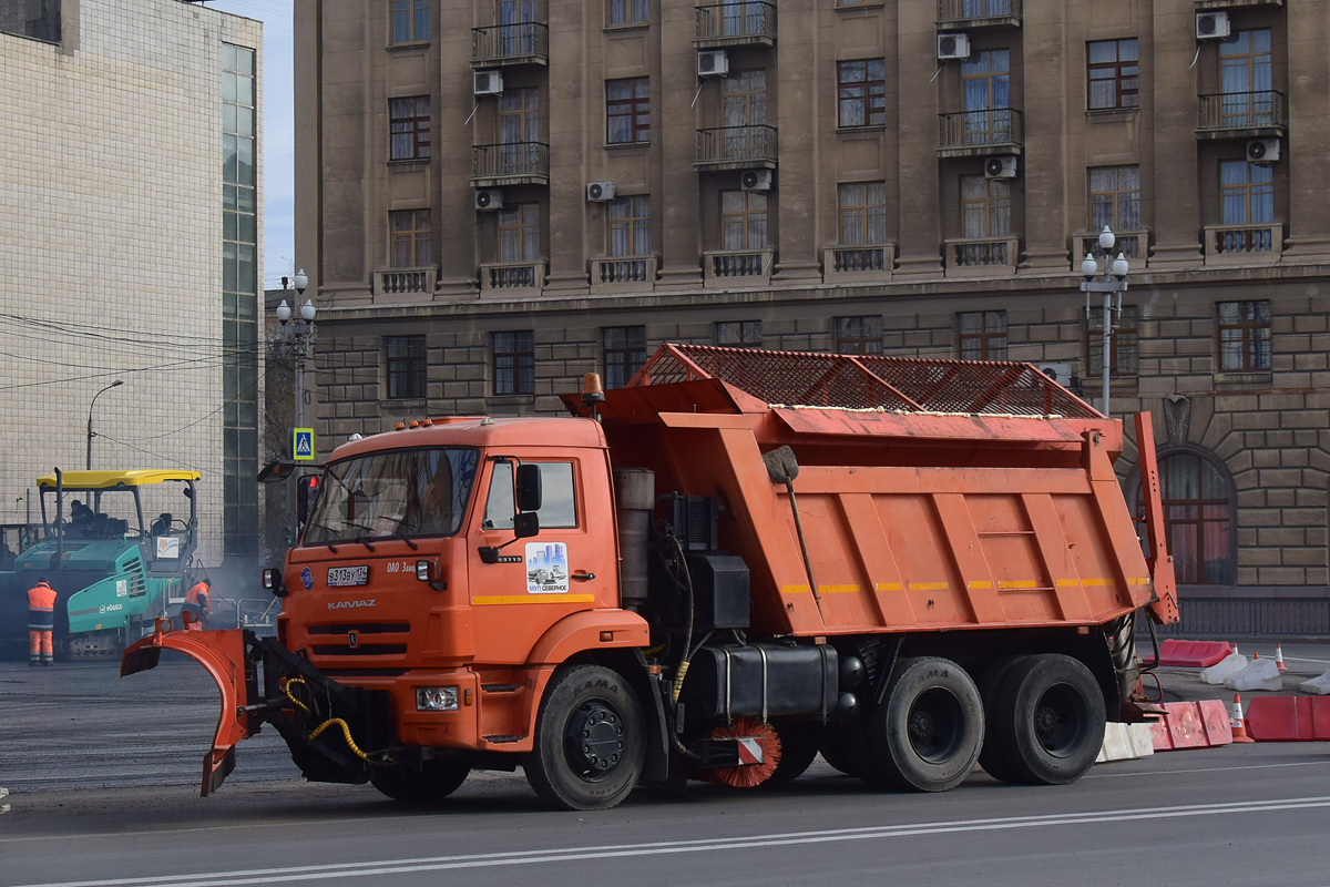 Волгоградская область, № В 313 ВУ 134 — КамАЗ-65115-L4