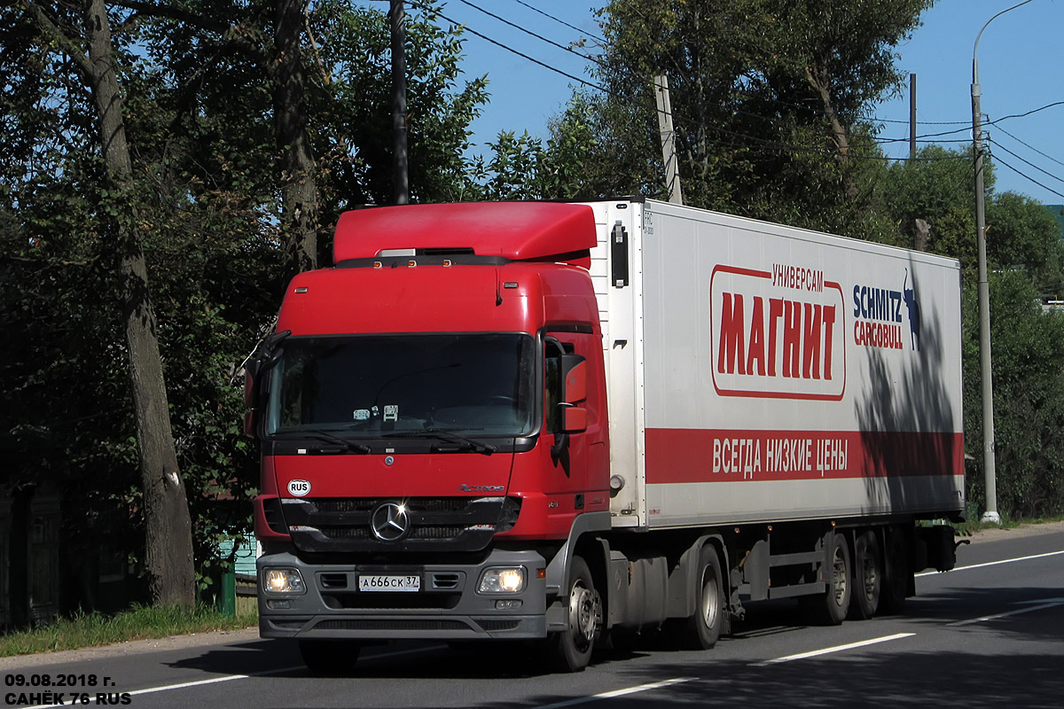 Ивановская область, № А 666 СК 37 — Mercedes-Benz Actros ('2009) 1841