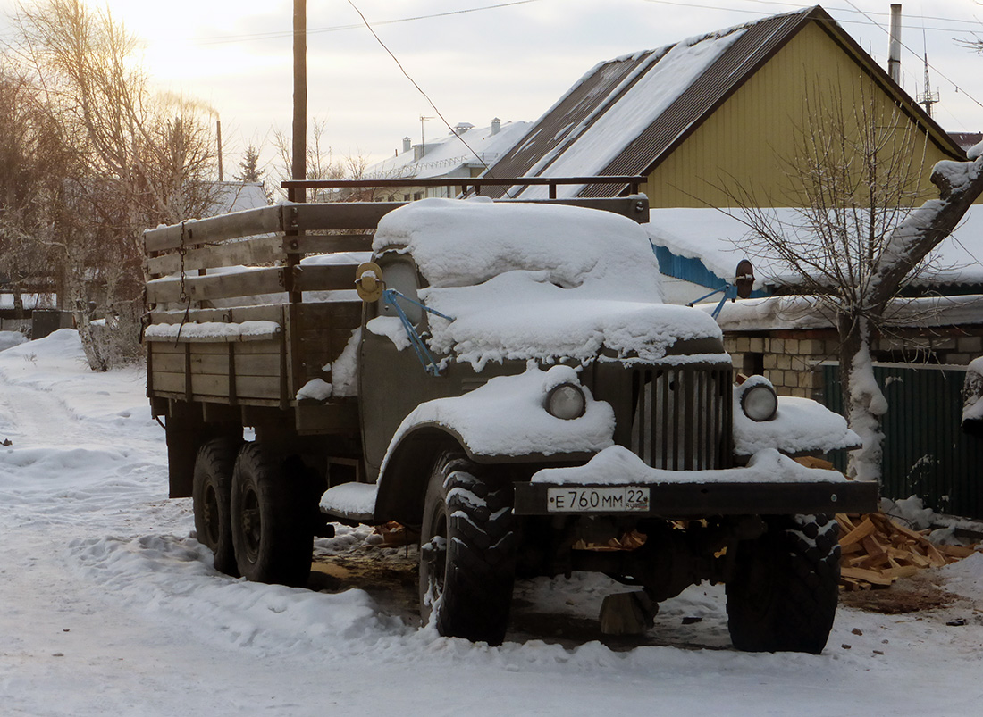 Алтайский край, № Е 760 ММ 22 — ЗИЛ-157 (общая модель)