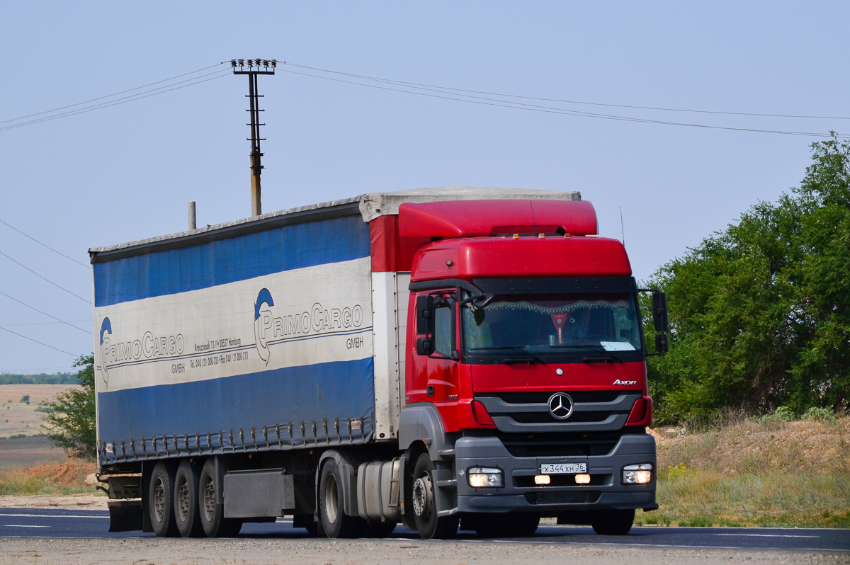 Воронежская область, № Х 344 ХН 36 — Mercedes-Benz Axor 1840 [Z9M]