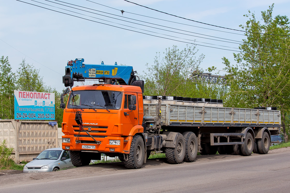 Красноярский край, № А 358 МР 124 — КамАЗ-43118-24