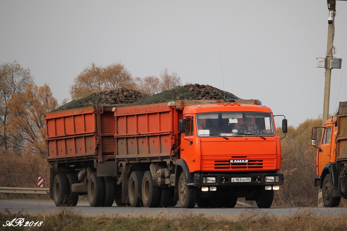 Тамбовская область, № Е 183 ОО 68 — КамАЗ-53215 (общая модель)