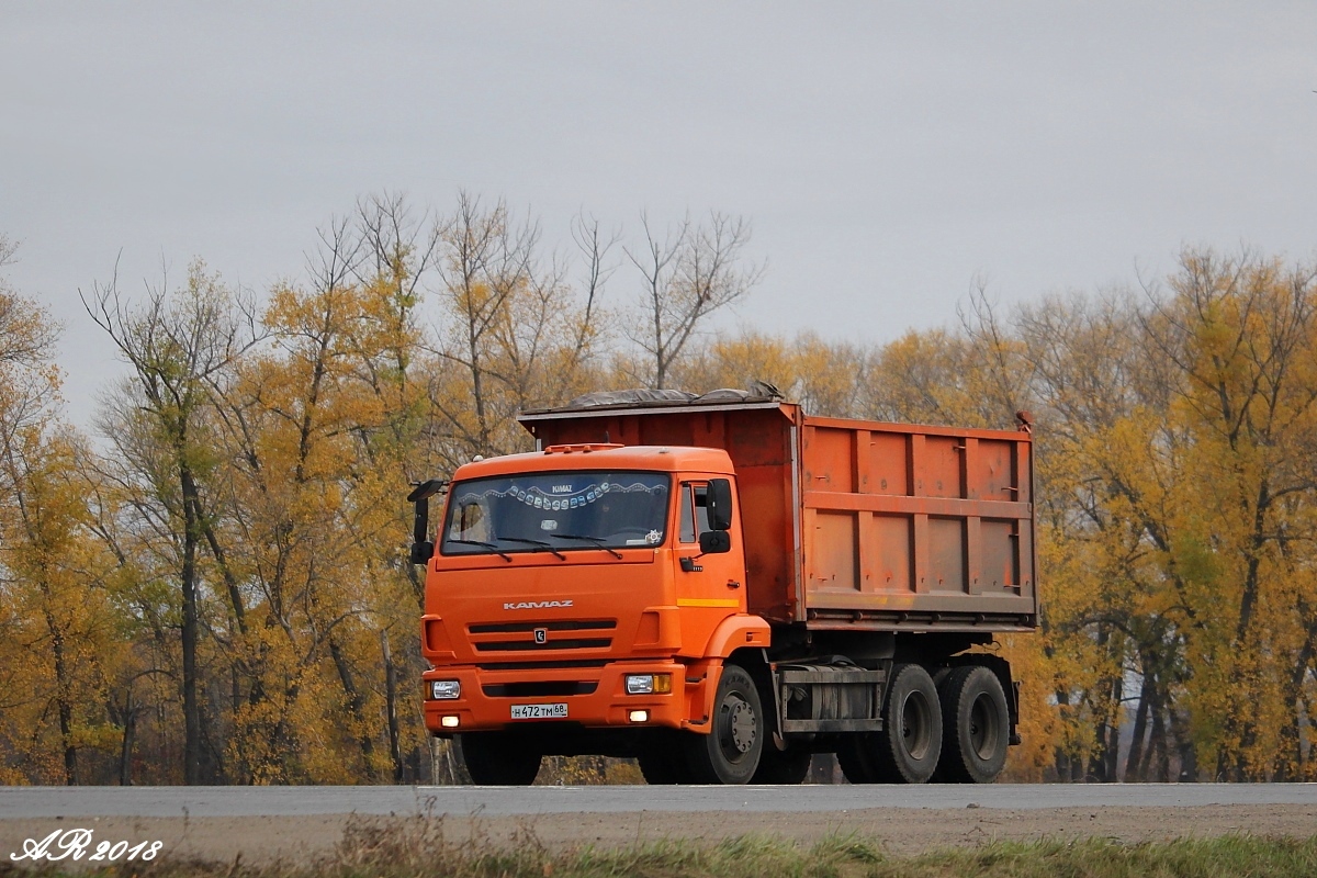 Тамбовская область, № Н 472 ТМ 68 — КамАЗ-65115 (общая модель)