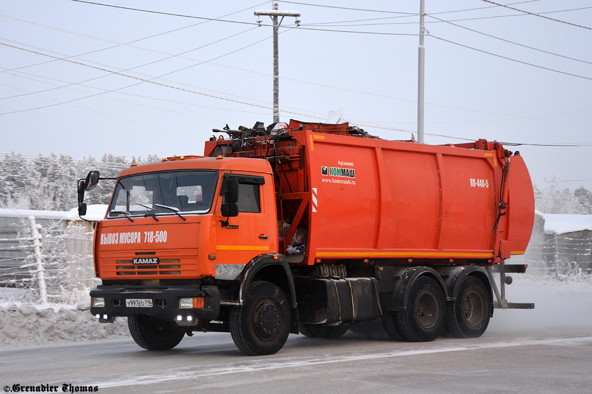 Саха (Якутия), № У 997 ЕО 116 — КамАЗ-65115-D3