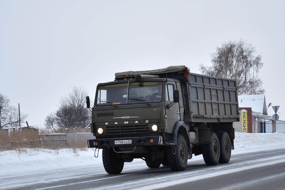 Алтайский край, № Р 748 СН 22 — КамАЗ-43101