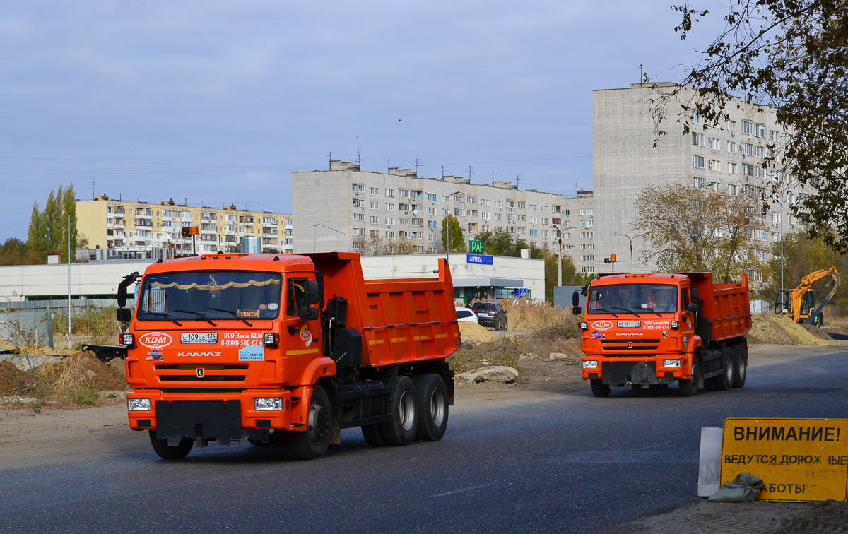 Волгоградская область, № Е 109 ВЕ 134 — КамАЗ-65115 (общая модель)