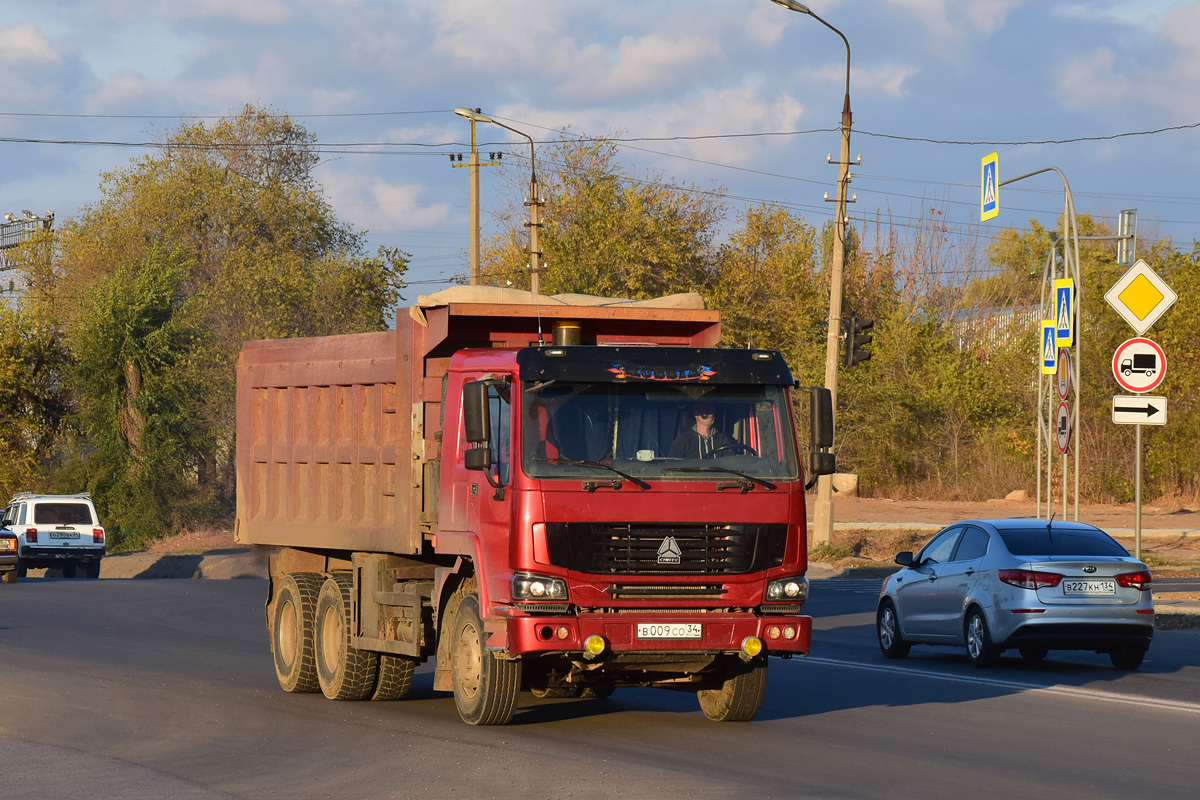 Волгоградская область, № В 009 СО 34 — Howo HW ZZ3327