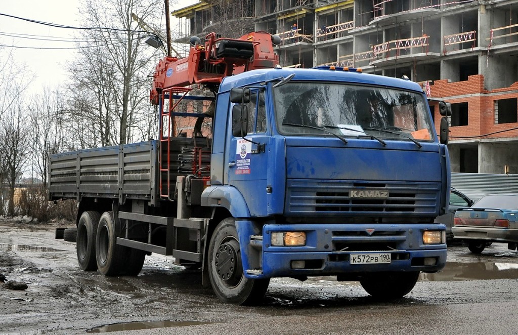 Московская область, № К 572 РВ 190 — КамАЗ-65117-62