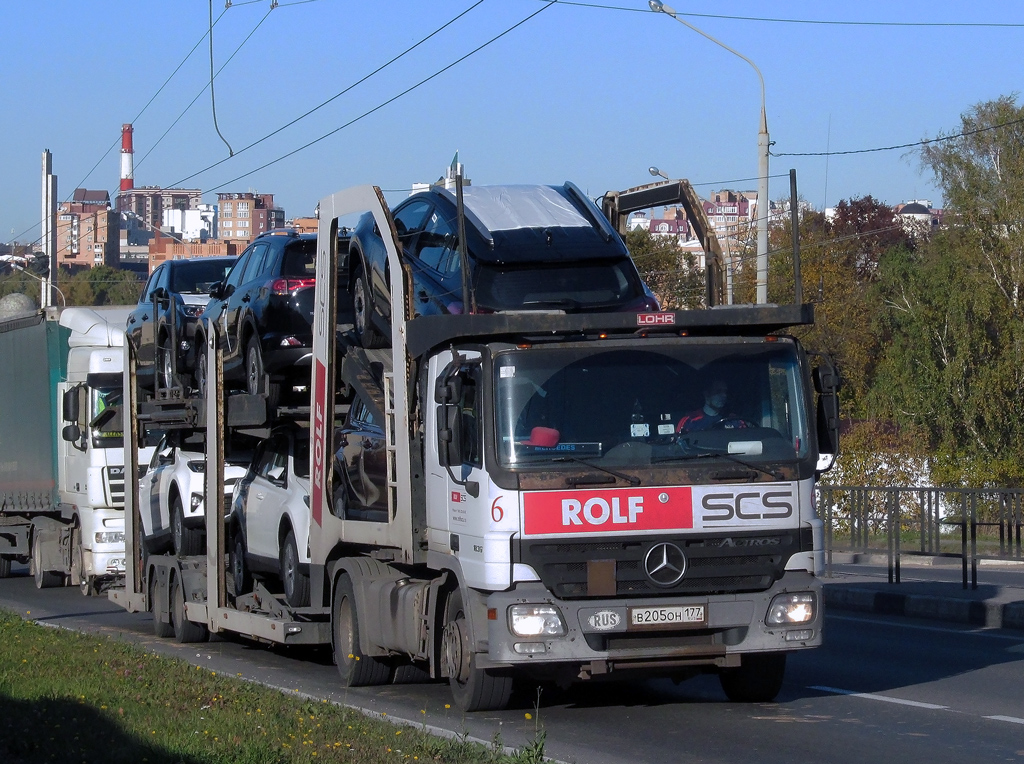 Москва, № В 205 ОН 177 — Mercedes-Benz Actros ('2003) 1836