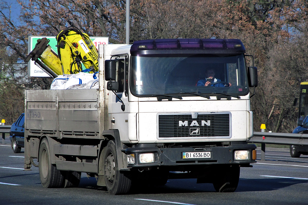 Полтавская область, № ВІ 6536 ВО — MAN M90 (общая модель)