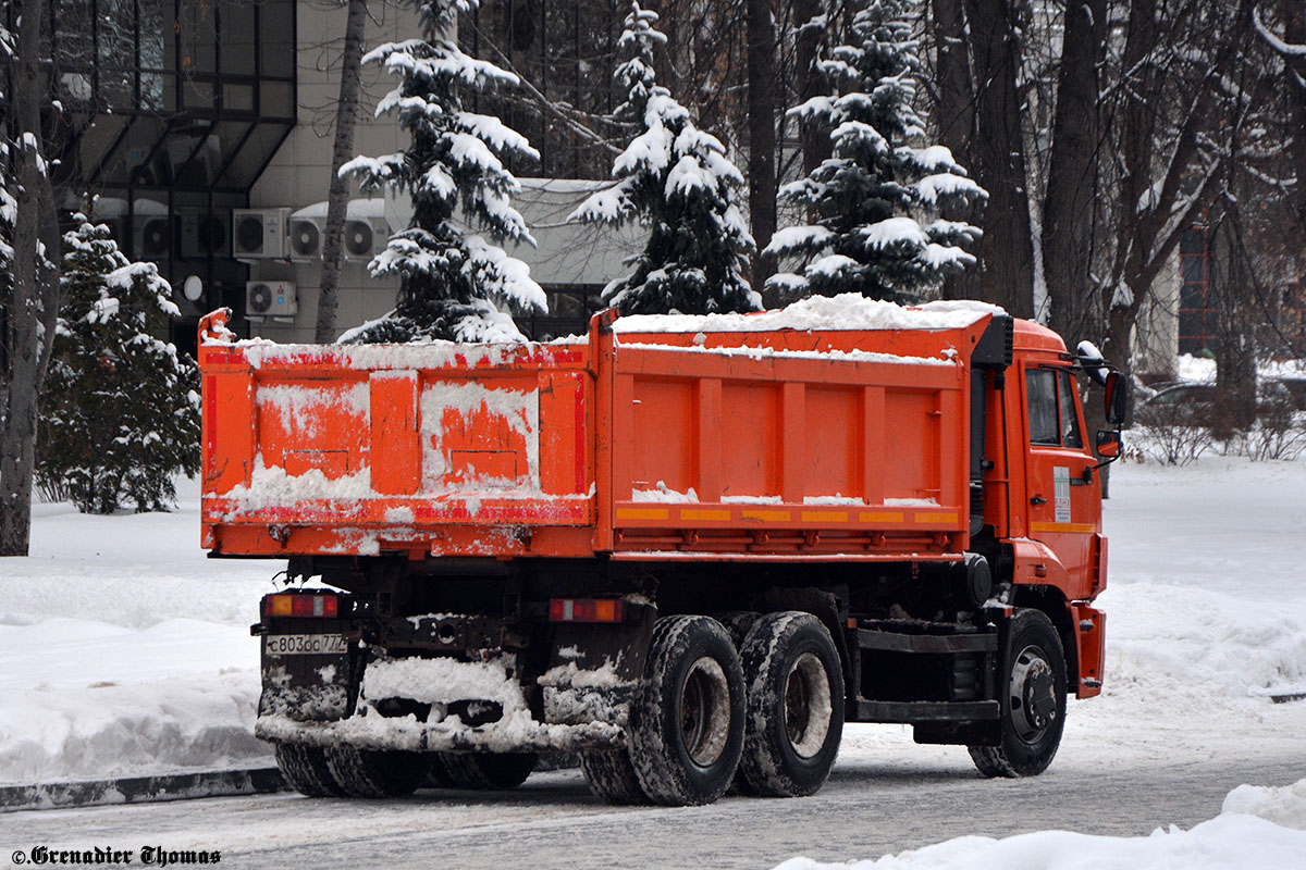 Москва, № С 803 ОС 777 — КамАЗ-65115 (общая модель)