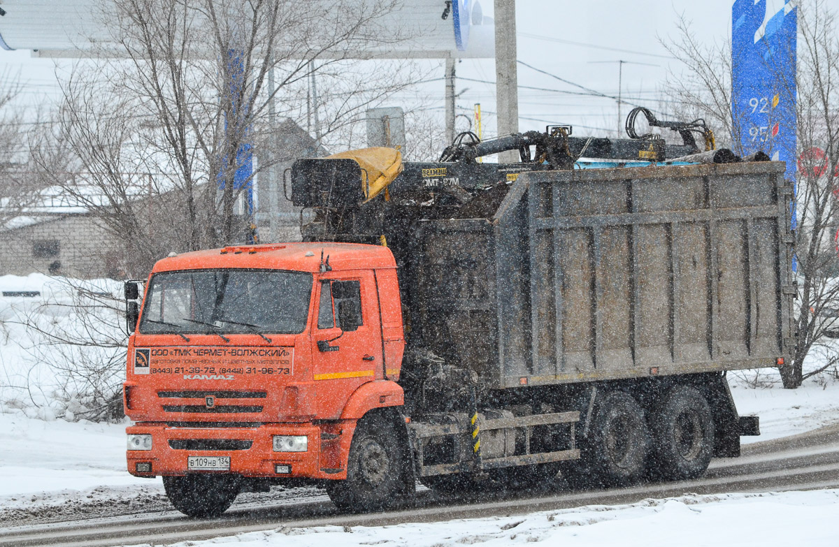 Волгоградская область, № В 109 НВ 134 — КамАЗ-65115-L4