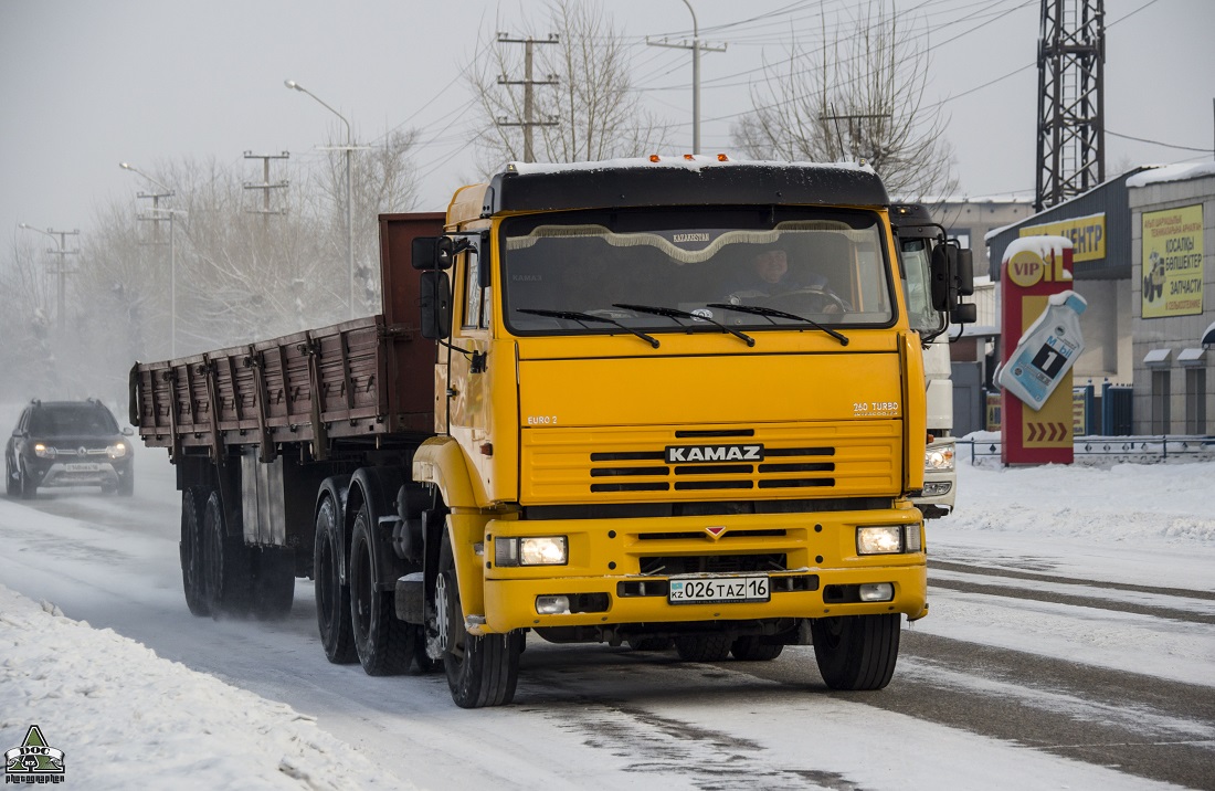 Восточно-Казахстанская область, № 026 TAZ 16 — КамАЗ-65116 [651160]