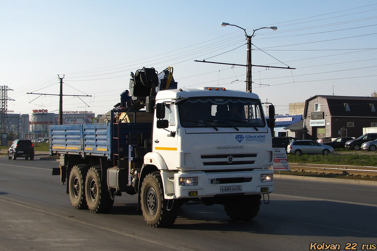 Алтайский край, № К 684 ХН 22 — КамАЗ-43118-46