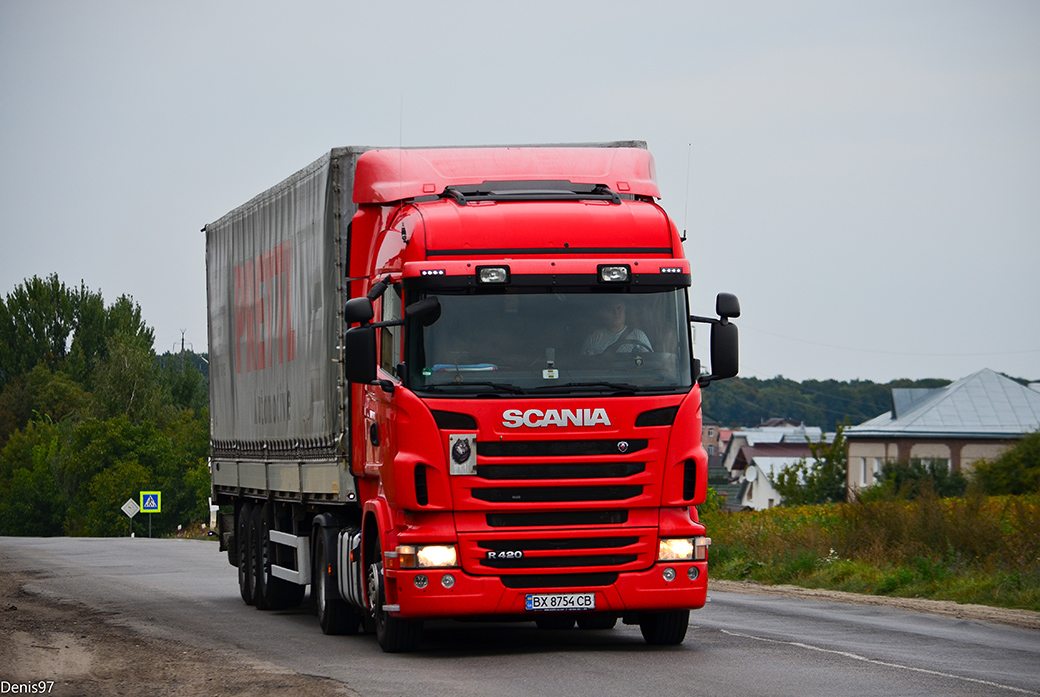 Хмельницкая область, № ВХ 8754 СВ — Scania ('2009) R420