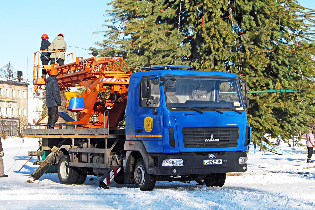 Сумская область, № ВМ 9229 АМ — МАЗ-4371N2 "Зубрёнок"