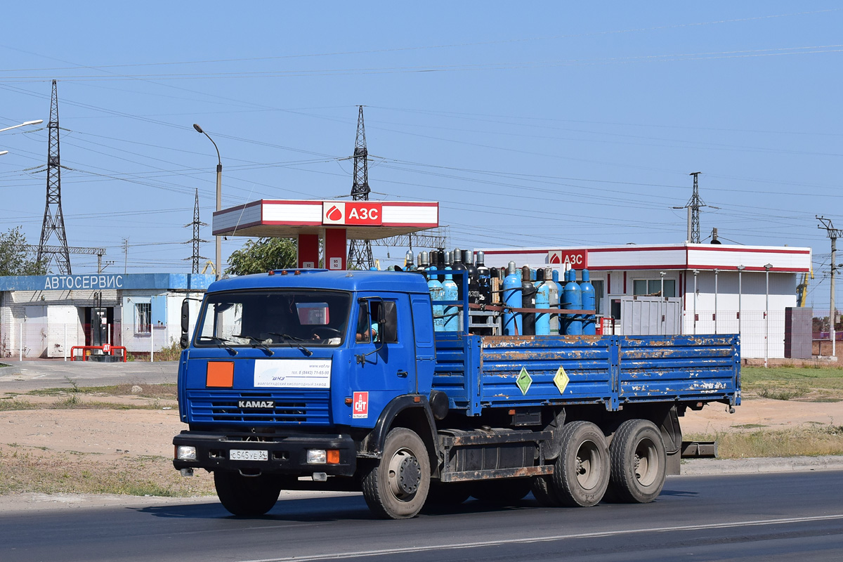 Волгоградская область, № С 545 УЕ 34 — КамАЗ-53215-15 [53215R]