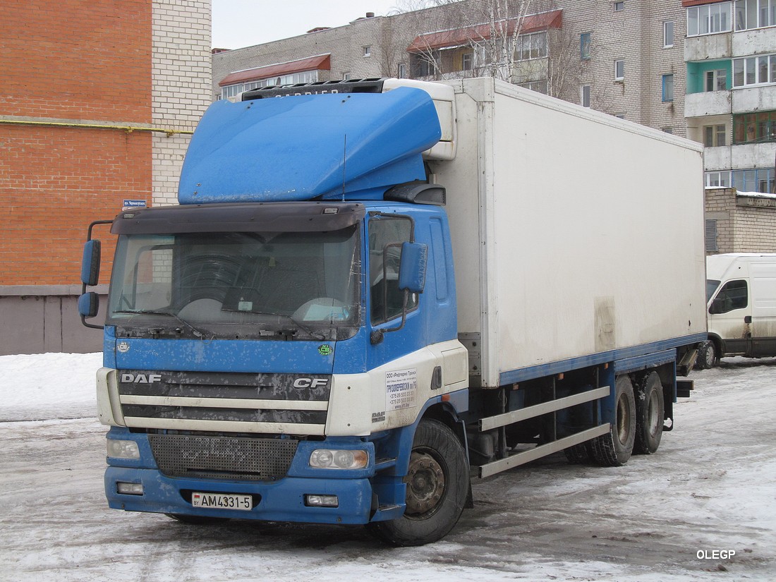 Минская область, № АМ 4331-5 — DAF CF65/75/85 (общая модель)