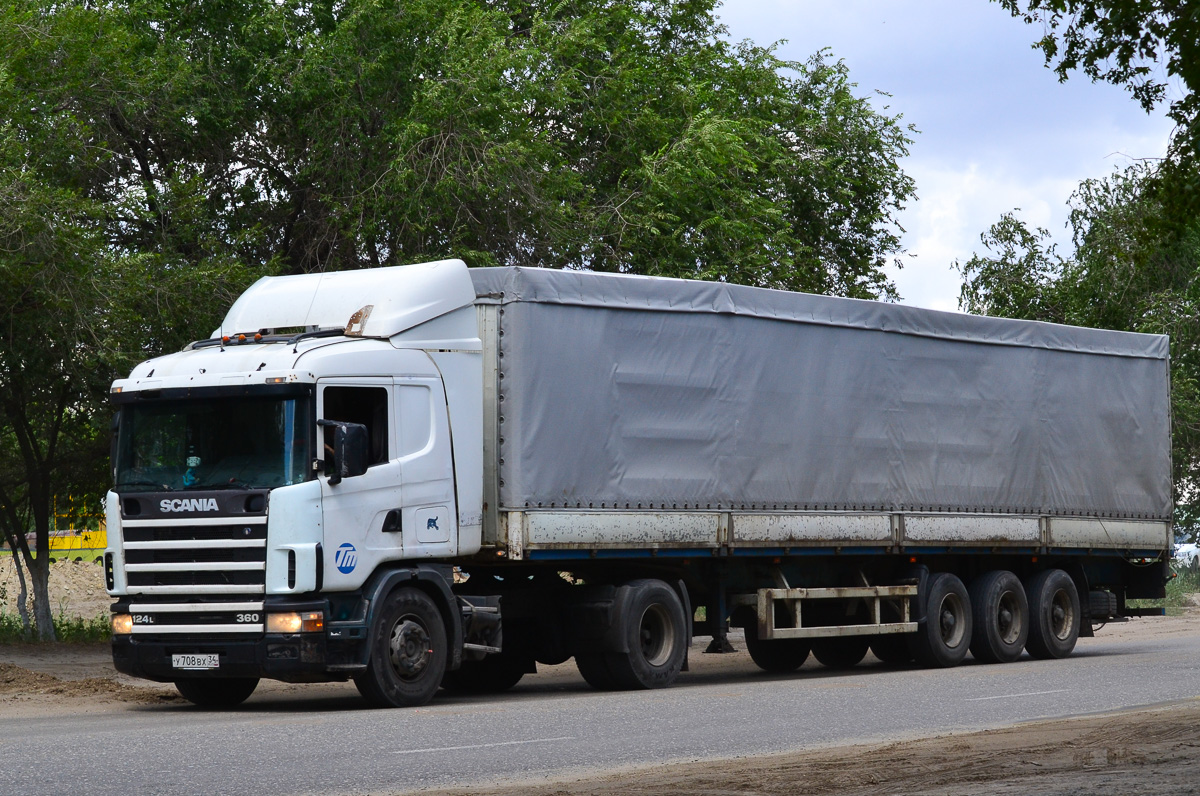 Волгоградская область, № У 708 ВХ 34 — Scania ('1996) R124L