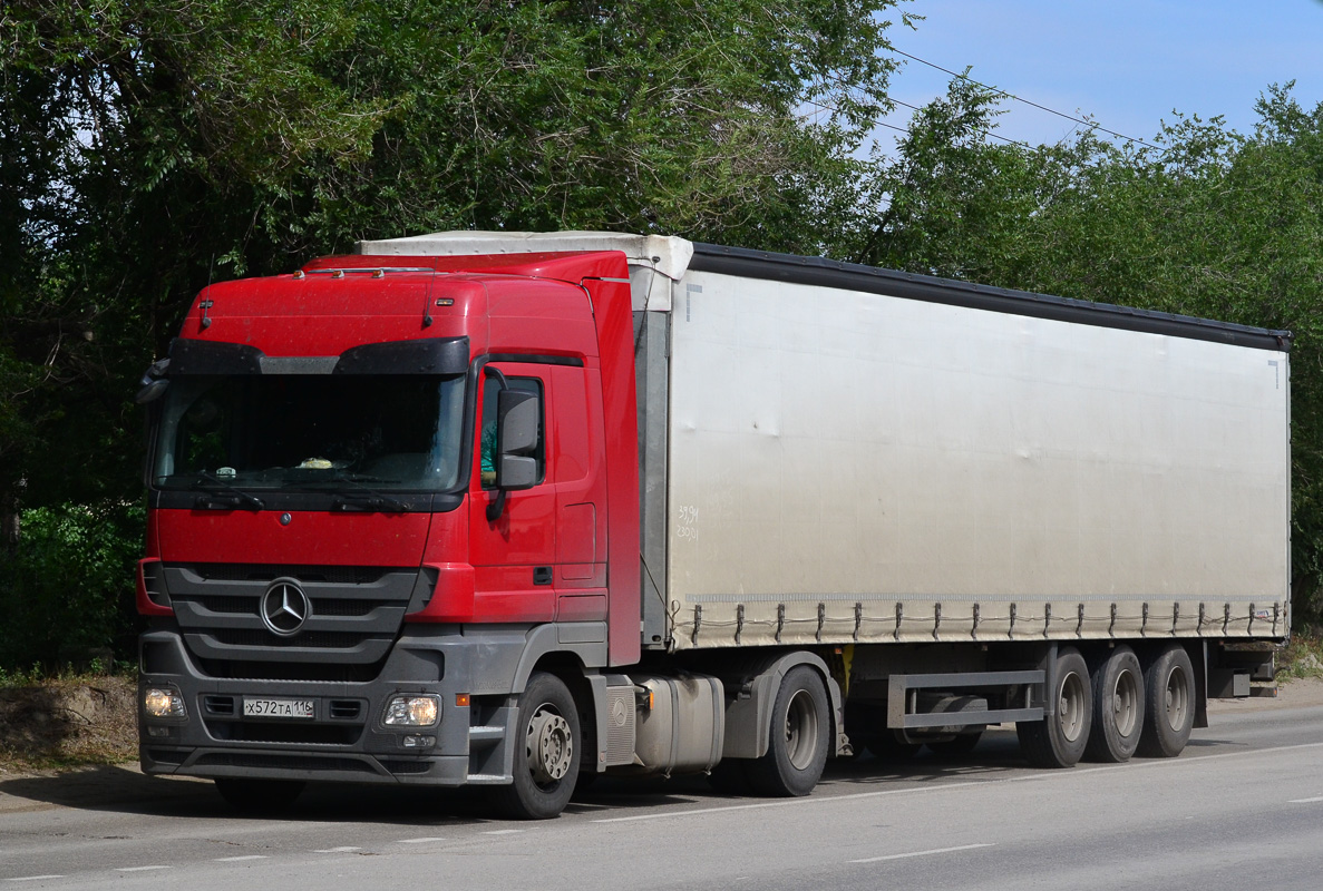 Татарстан, № Х 572 ТА 116 — Mercedes-Benz Actros ('2009) 1841