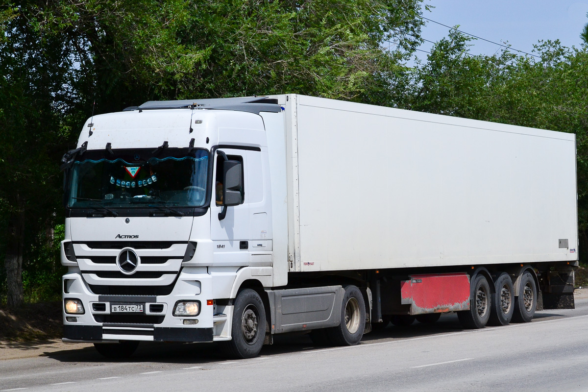 Ульяновская область, № В 184 ТС 73 — Mercedes-Benz Actros ('2009) 1841