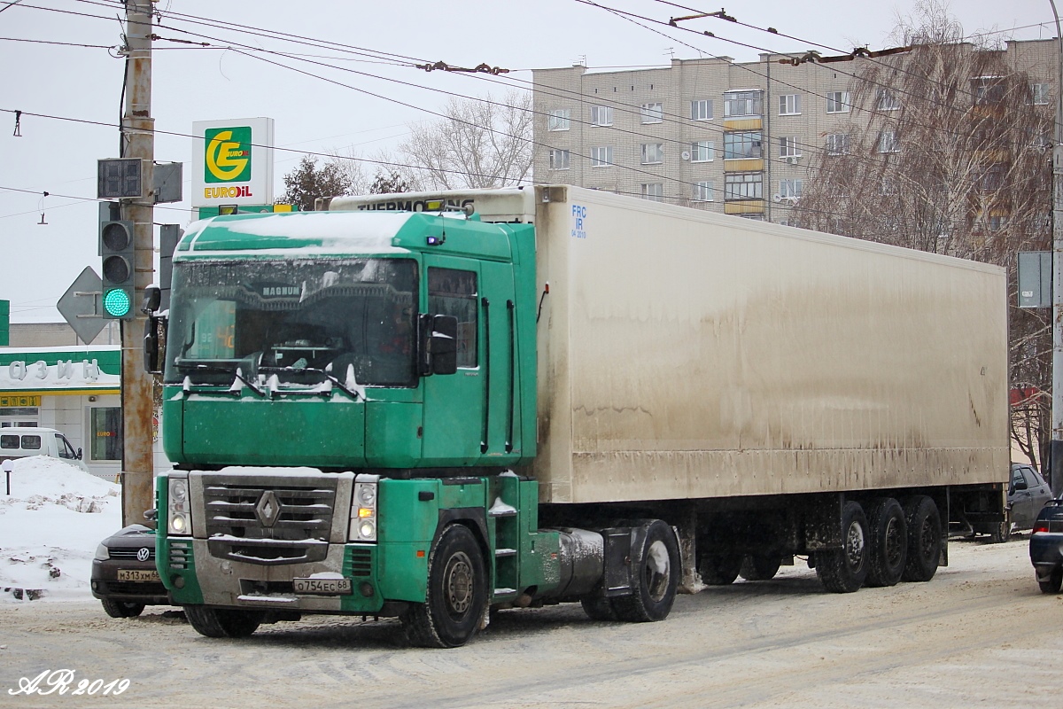 Тамбовская область, № О 754 ЕС 68 — Renault Magnum E-Tech ('2001)