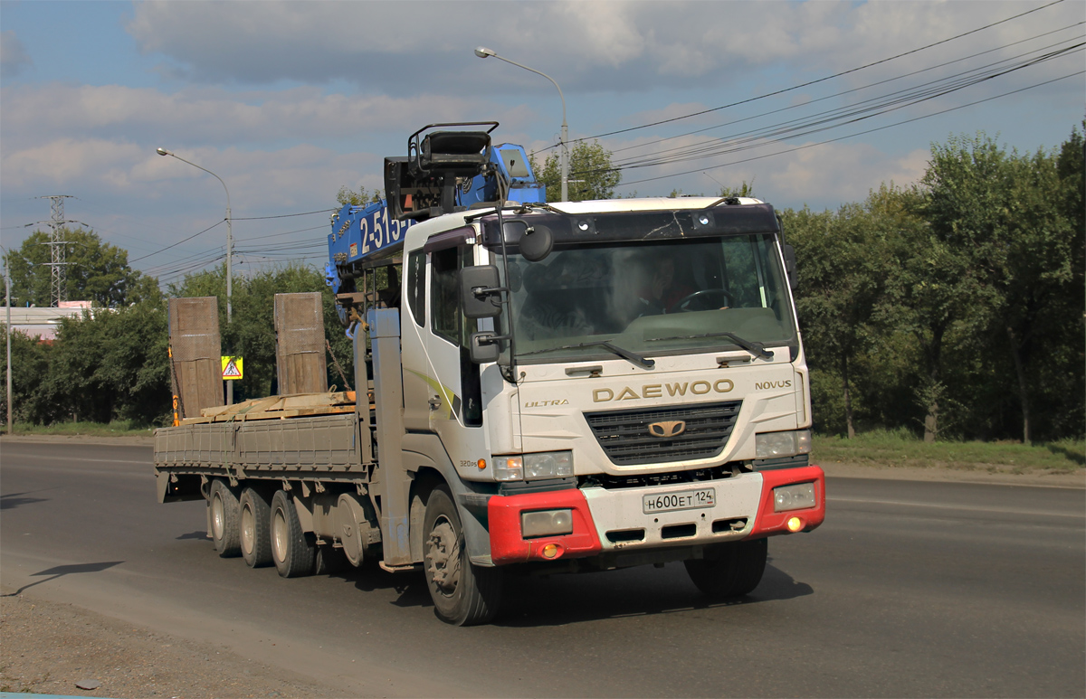 Красноярский край, № Н 600 ЕТ 124 — Daewoo Novus