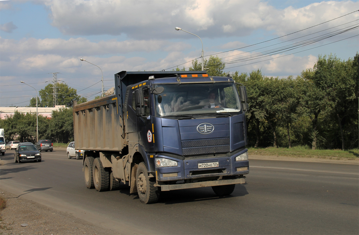 Красноярский край, № М 720 НЕ 124 — FAW J6 CA3250