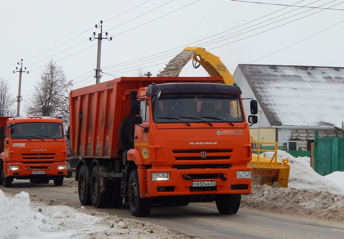 Белгородская область, № О 652 НА 31 — КамАЗ-6520 (общая модель)