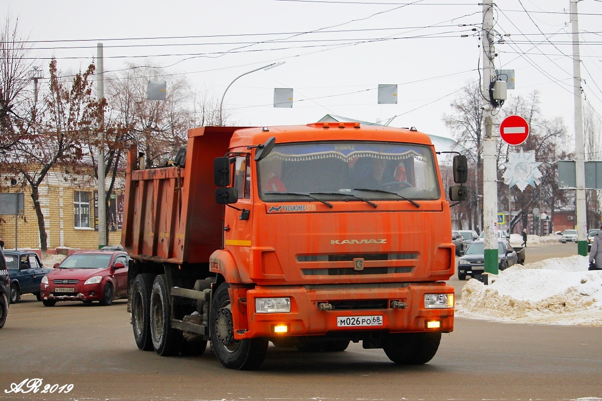 Тамбовская область, № М 026 РО 68 — КамАЗ-65115-42