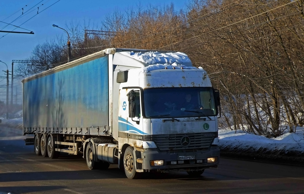 Калужская область, № М 665 РВ 40 — Mercedes-Benz Actros ('1997) 1840