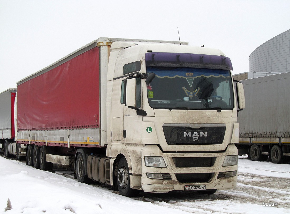 Минск, № АС 3287-7 — MAN TGX ('2007) 18.440