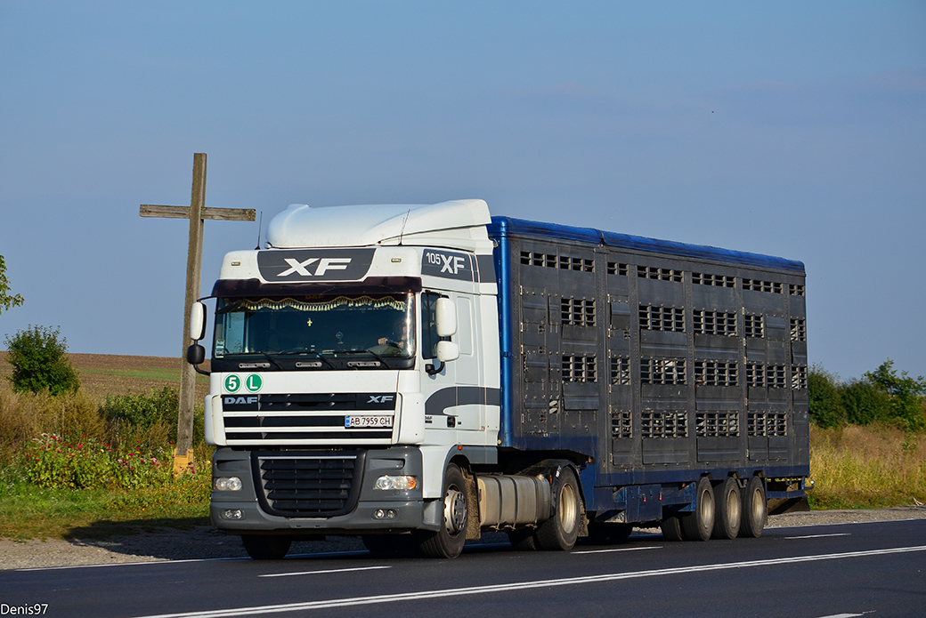 Винницкая область, № АВ 7959 СН — DAF XF105 FT