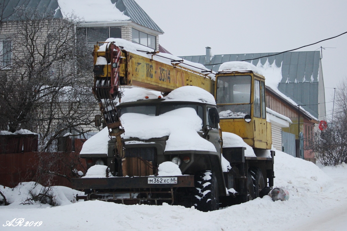 Тамбовская область, № М 362 ХС 68 — Урал-375 (общая модель)